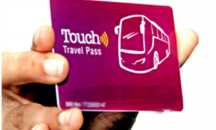 බස් රථ සඳහා Prepaid Travel Card පතක්