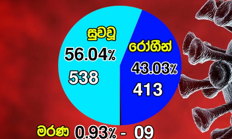 කොවිඩ් 19 - අද දිනට රෝගය වැළඳුණු 2ක් පමණයි