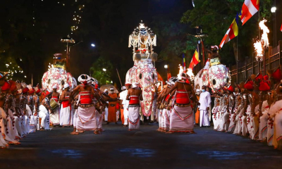 මහනුවර ඇසළ මංගල්‍යයේ තුන්වන රන්දෝලි පෙරහර අද