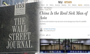 The Wall Street Journal හි පළවූ ලිපියට චීනයෙන් පිළිතුරු