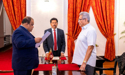 ධම්මික පෙරේරා ආයෝජන ප්‍රවර්ධන  අමාත්‍ය  ධුරයේ දිවුරුම් දෙයි