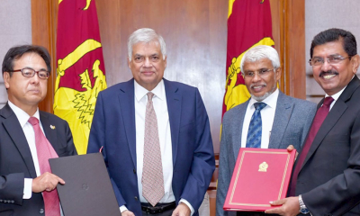 ශ්‍රී ලංකාව සහ ජපානය අතර සහයෝගීතා ගිවිසුමකට අත්සන් තැබේ...