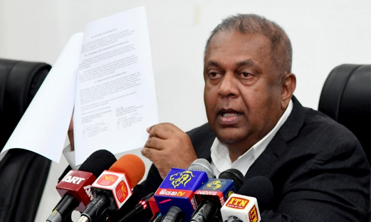 ජාත්‍යන්තර ගිවිසුම් කුමන්ත්‍රණ බිල්ලෝ මවන බංකලොත් විපක්ෂයට මංගලගෙන් ප්‍රහාරයක්